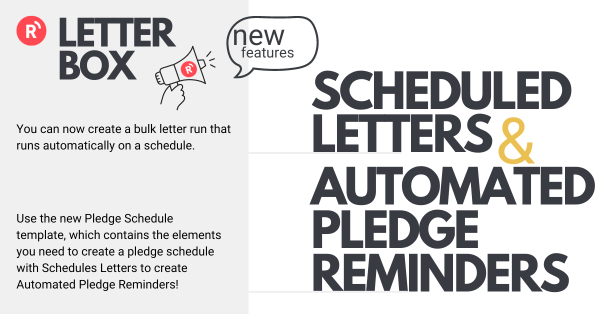 New Feature - Scheduled Letters (1)